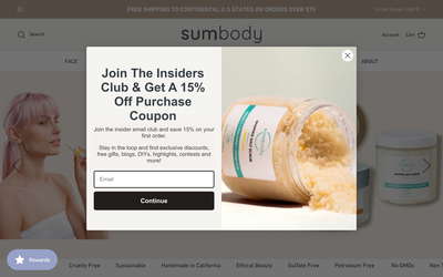 Sumbody website screenshot