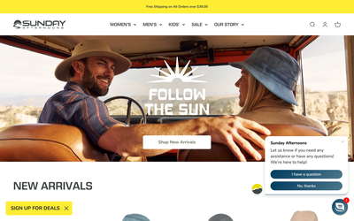 Sunday Afternoons website screenshot