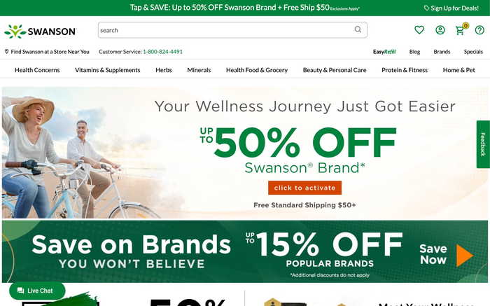 Swanson Health screenshot
