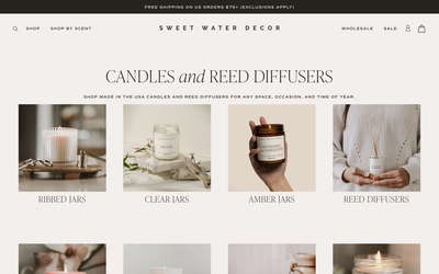 Sweet Water Decor website screenshot