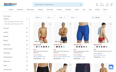 SwimOutlet.com website screenshot