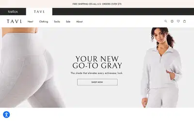 Tavi website screenshot