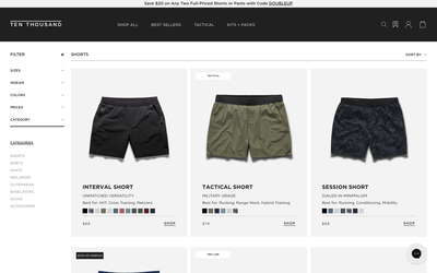 Ten Thousand website screenshot