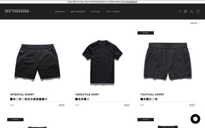 Ten Thousand website screenshot