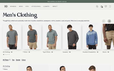 tentree website screenshot