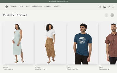 tentree website screenshot