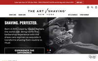 The Art of Shaving website screenshot