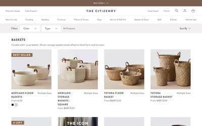 The Citizenry website screenshot