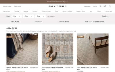 The Citizenry website screenshot