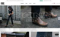 The Frye Company website screenshot