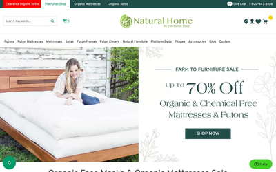 The Futon Shop website screenshot