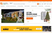 The Home Depot website screenshot