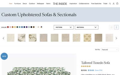 The Inside website screenshot