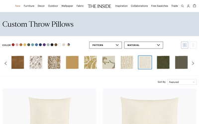 The Inside website screenshot