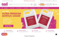 The Nail Superstore website screenshot