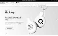 The Ordinary website screenshot