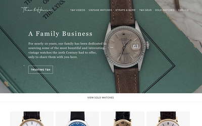 Theo & Harris website screenshot