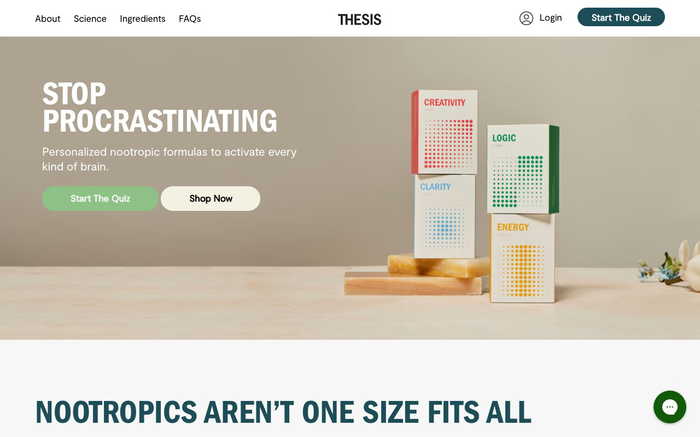 Thesis screenshot