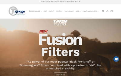 Tiffen website screenshot