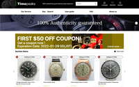 Timepeaks website screenshot