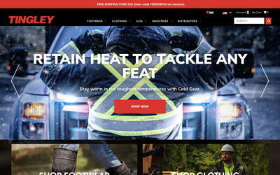 Tingley website screenshot