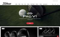 Titleist website screenshot