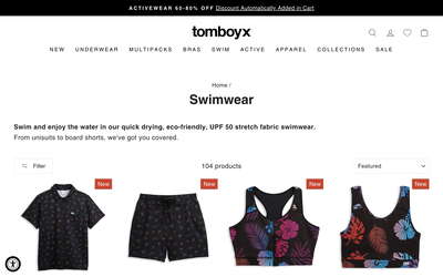 TomboyX website screenshot