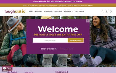 Tough Cutie website screenshot