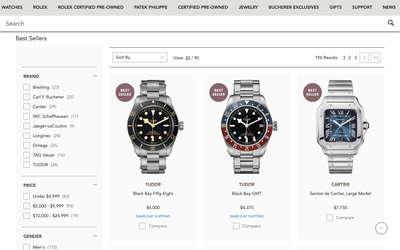 Tourneau website screenshot