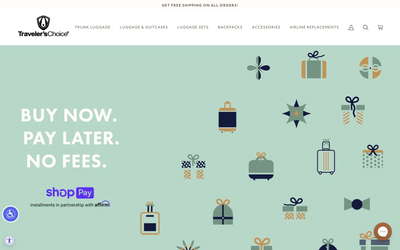 Traveler's Choice website screenshot