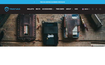 Trayvax website screenshot