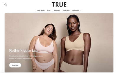 True&Co. website screenshot