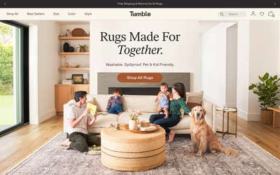 Tumble website screenshot