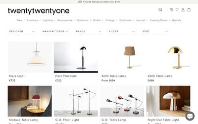 twentytwentyone website screenshot