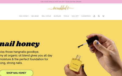 Twinkled T website screenshot