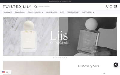 Twisted Lily website screenshot