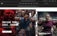 Under Armour website screenshot