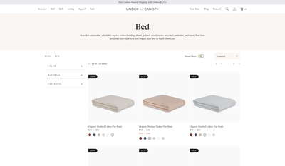 Under the Canopy website screenshot