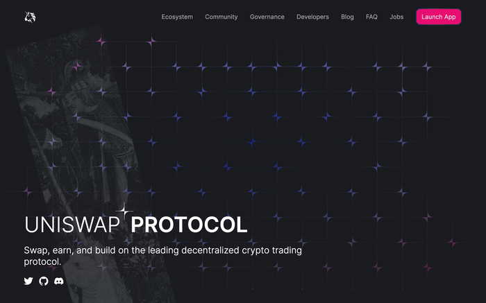 Uniswap screenshot