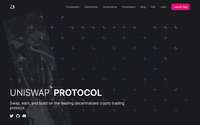 Uniswap website screenshot