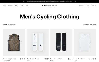 Universal Colours website screenshot
