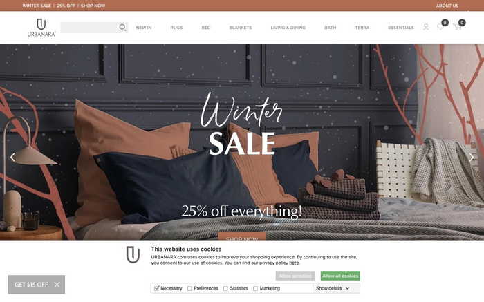 URBANARA screenshot