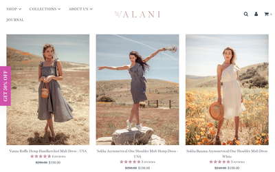 VALANI website screenshot