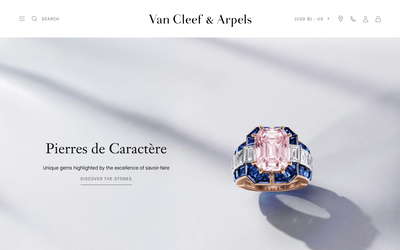 Van Cleef & Arpels website screenshot