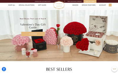 Venus ET Fleur website screenshot