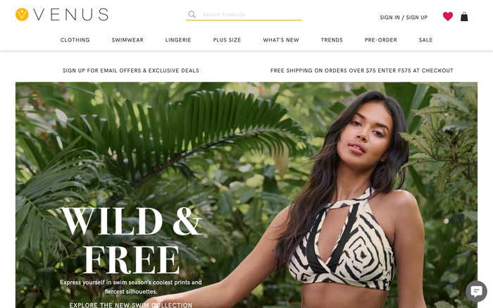 VENUS Fashion screenshot