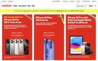 Verizon website screenshot