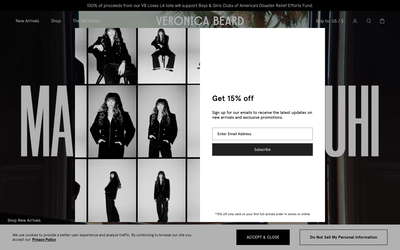 Veronica Beard website screenshot