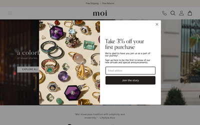 Vibe with Moi website screenshot