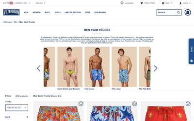 Vilebrequin website screenshot